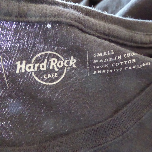 Hard Rock Cafe Denver Studs Rhinestone Bling Shirt - Picture 8 of 8